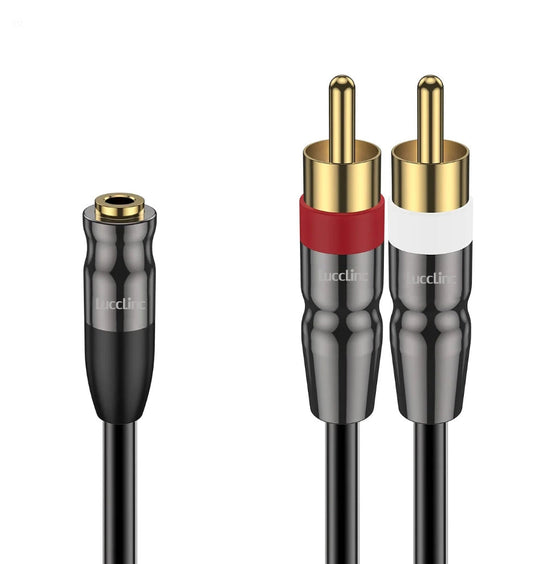 1/8 inch to Dual 2RCA Audio Cable