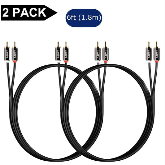 2RCA Male to 2RCA Male Stereo Audio Cable