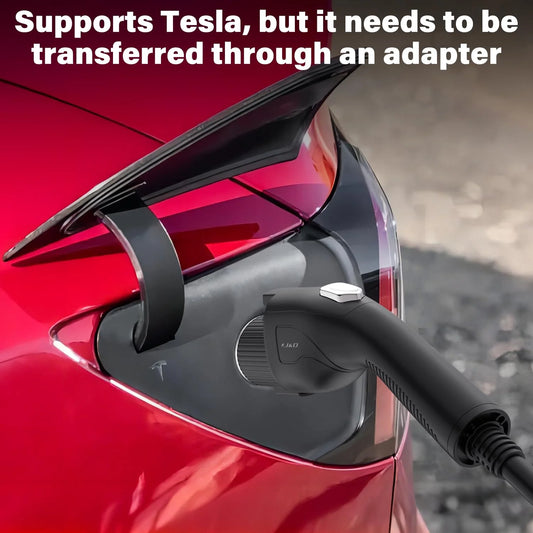 EV Type 2 Charger Holder with Hook for IEC 62196-2 Connectors