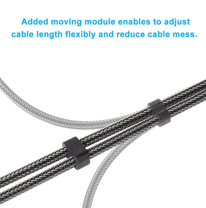 2RCA Male to 2RCA Male Stereo Audio Cable with Nylon Braid